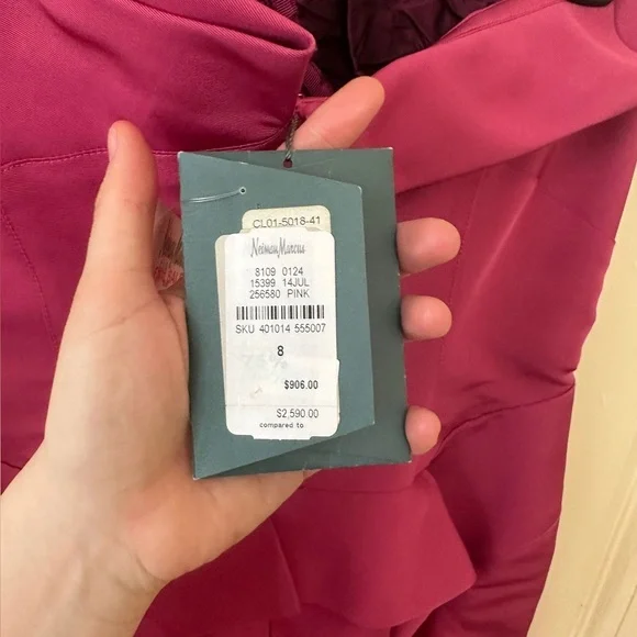 Zac Posen Pink Dress with Elegant Design